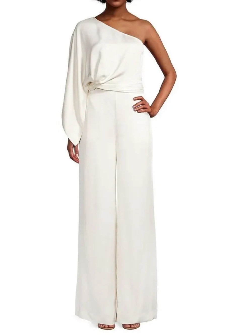 Ramy Brook Simone One-Shoulder Jumpsuit Size US 10 NWT
